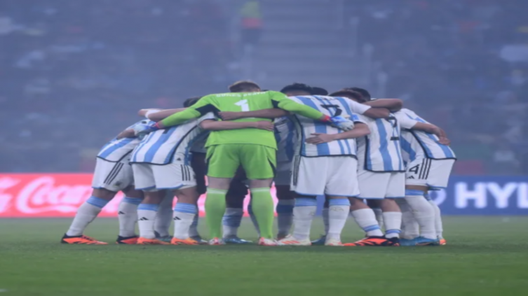 Los campeones del mundo apoyaron a la Selección Argentina Sub-20