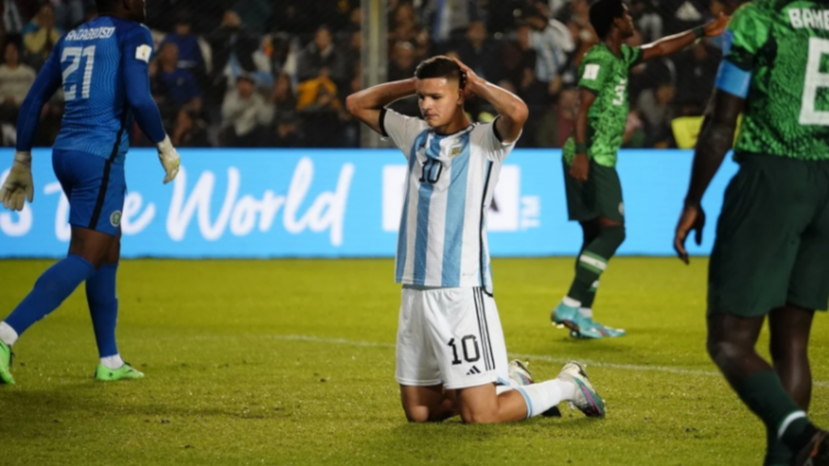 Argentina perdió 2-0 con Nigeria y se despidió del Mundial Sub 20 en los octavos de final