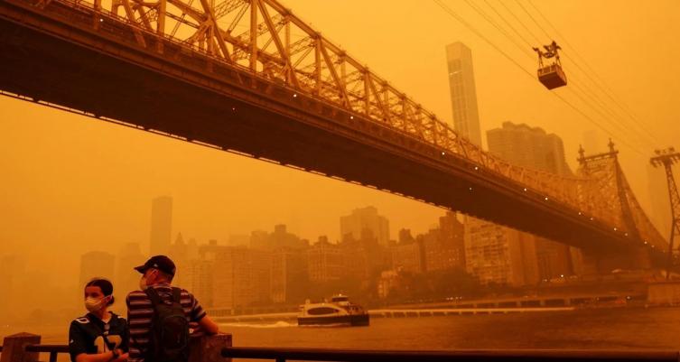 Incendios forestales en Canadá afectan a los habitantes de Nueva York