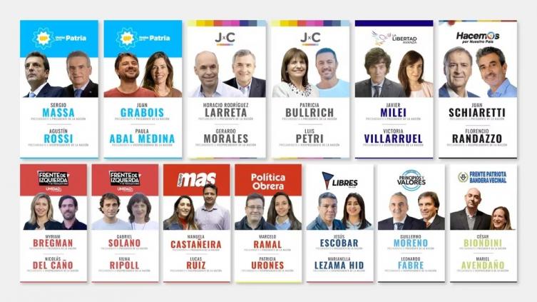 Se presentaron 13 fórmulas presidenciales para las PASO