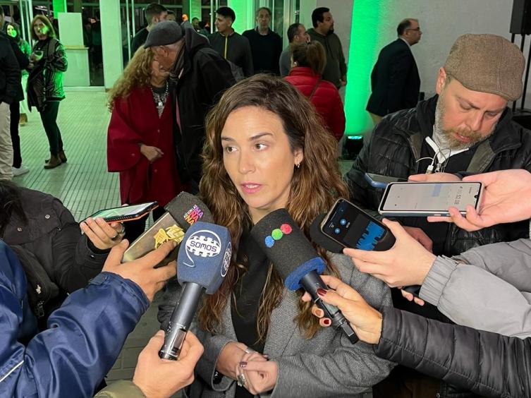 Jimena López, del ministerio de Transporte de la nación,  ponderó los trabajos que se realizaron