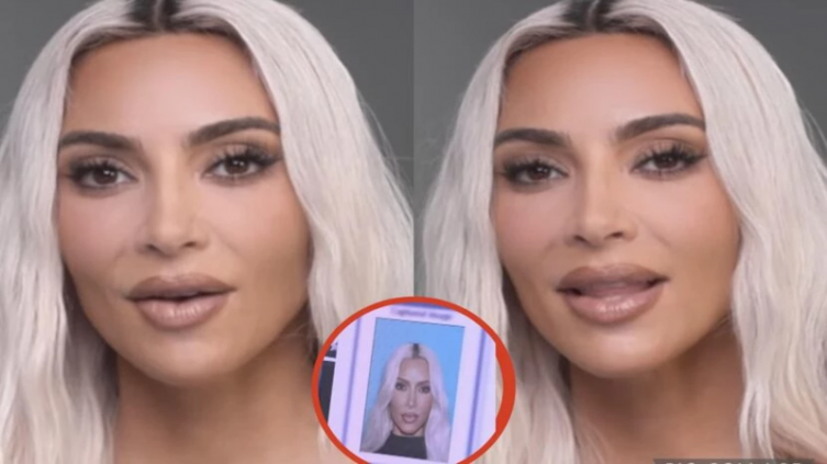 Kim Kardashian fue a renovar su licencia de conducir con peluquero y maquillador