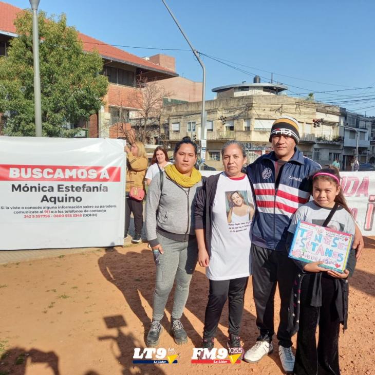 Familiares y amigos de Mónica Estefanía Aquino volvieron a manifestarse 