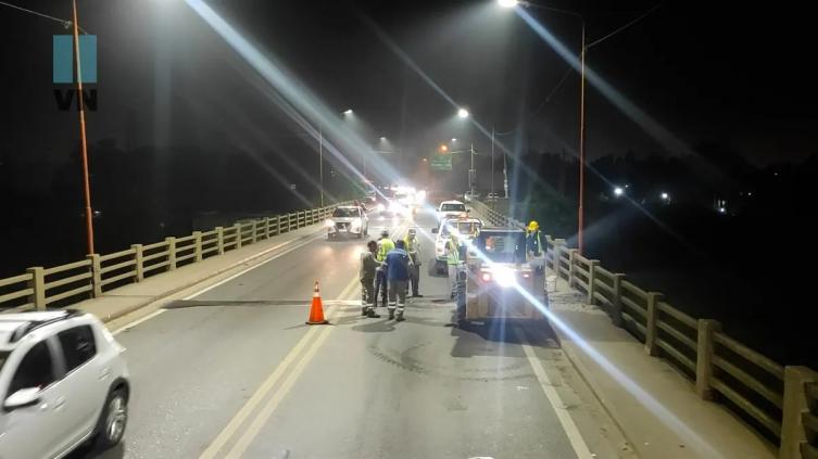 Vialidad Nacional culminó la primera etapa de los arreglos
