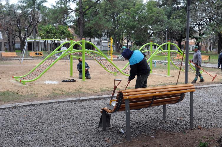 La transformación de la plaza Gregoria Matorras está llegando a su fin