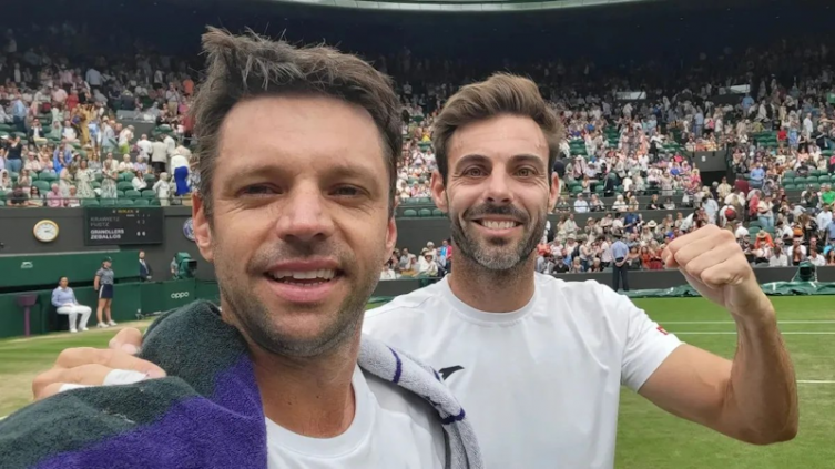 Wimbledon: Horacio Zeballos se clasificó a la final de dobles
