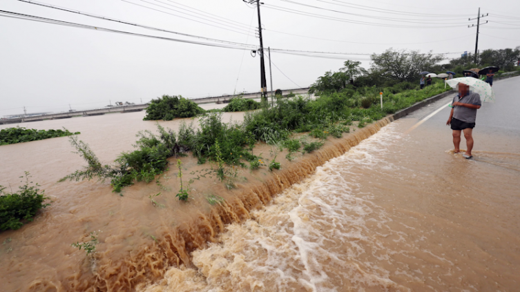 Intensas lluvias en Corea del Sur: al menos 24 muertos y miles de evacuados