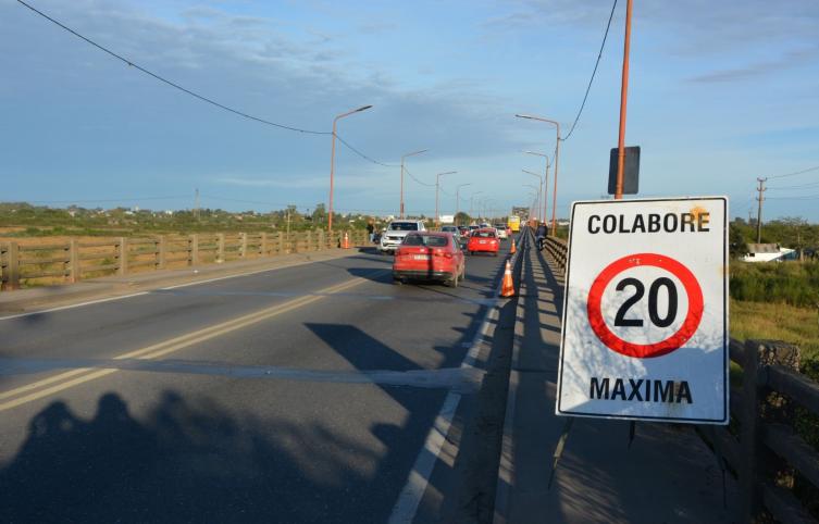 Por los arreglos de la grieta en el Carretero: fuerte operativo con restricción de tránsito de 9 a 16