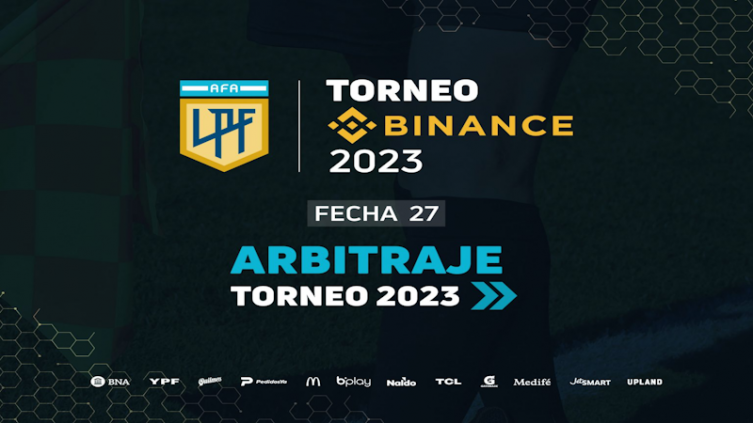 LPF: árbitros para la 27ª jornada