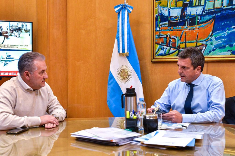 Sergio Massa recibió a Marcelo Lewandowski