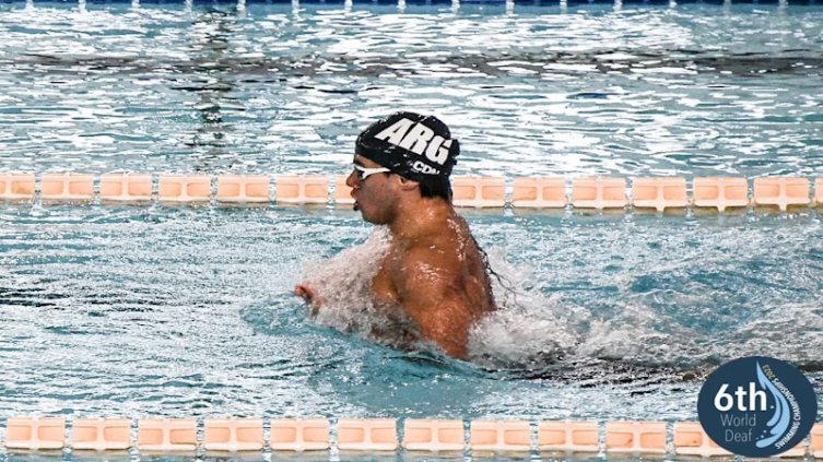 Mundial de natación para sordos: gran jornada para Argentina