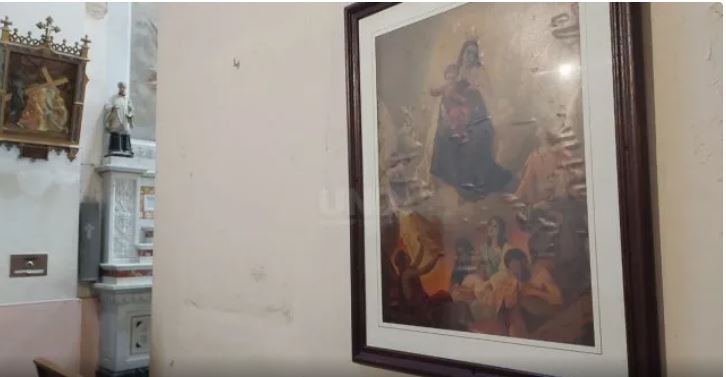 Buscan un cuadro del Sagrado Corazón de Jesús que robaron de la Basílica del Carmen y tiene casi 100 años