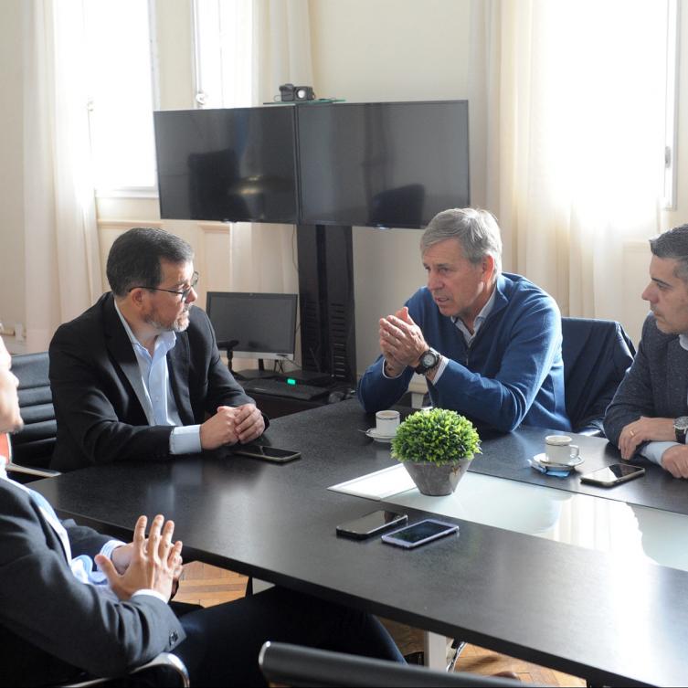 Jatón se reunió con funcionarios del Ministerio de Seguridad