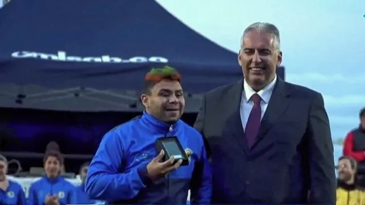 Es santafesino el Mejor Jugador del Mundial de fútbol para ciegos