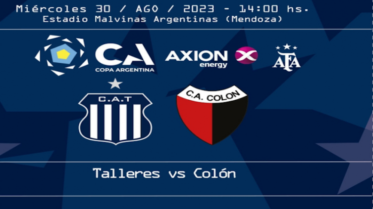 Talleres vs. Colón, por la Copa Argentina: hora y TV