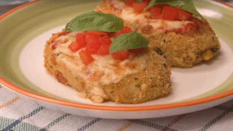 Milanesas de papa a la napolitana