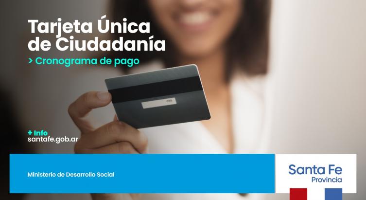 La provincia acredita los fondos de la Tarjeta Única de Ciudadanía correspondientes a setiembre