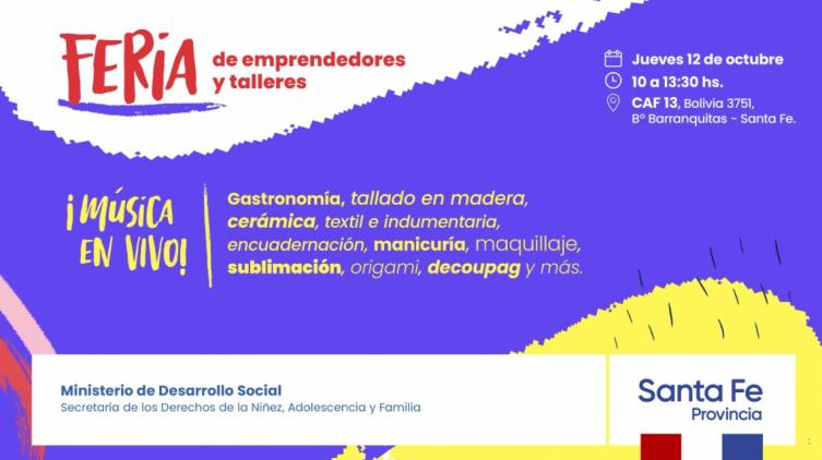 Los Centros de Acción Familiar realizarán una feria de emprendedores 