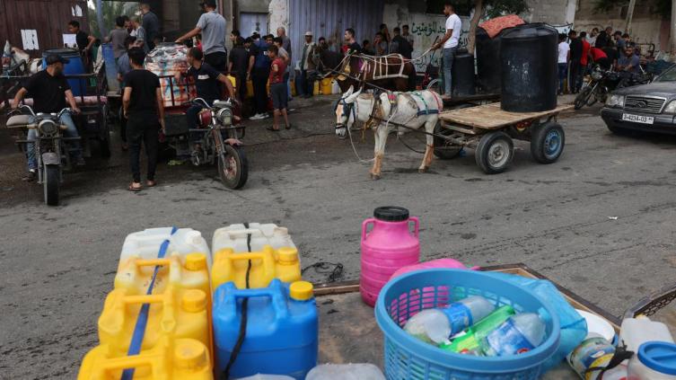 Alerta de la ONU: más de dos millones de habitantes de Gaza se quedan sin agua potable