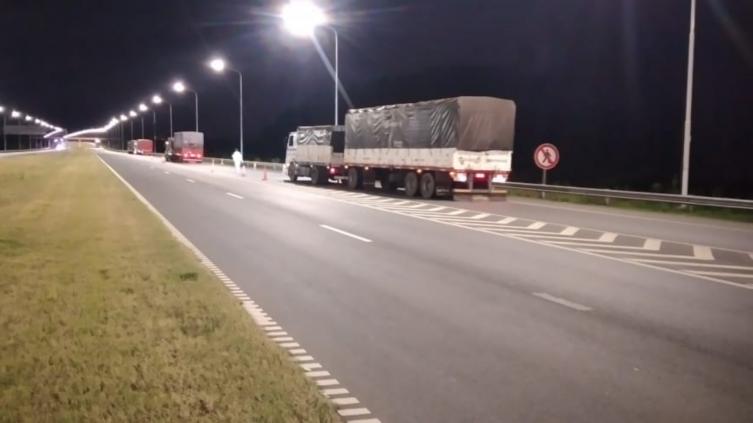 La provincia detectó excesos de cargas por más de 100 toneladas en la autopista