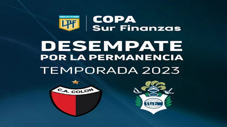 Colón y Gimnasia por la permanencia, con día y sede Confirmado