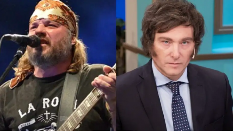 Chizzo de La Renga le hizo una dura advertencia a Javier Milei en pleno show