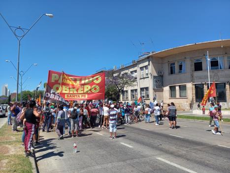 Movilización de diversas organizaciones: 