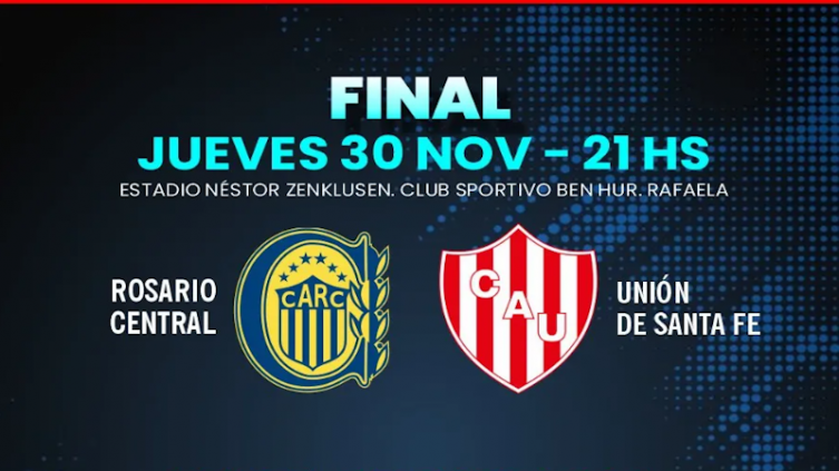 Copa Santa Fe: Rosario Central y Unión definirán el torneo 