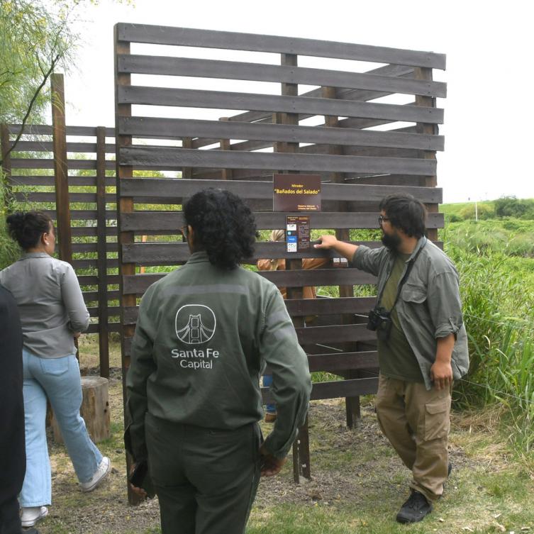 Se reinauguró el Centro de Interpretación de la Reserva Natural Urbana del Oeste