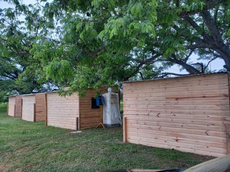 Se construyen los módulos de emergencia para los vecinos de la Vuelta del Paraguayo