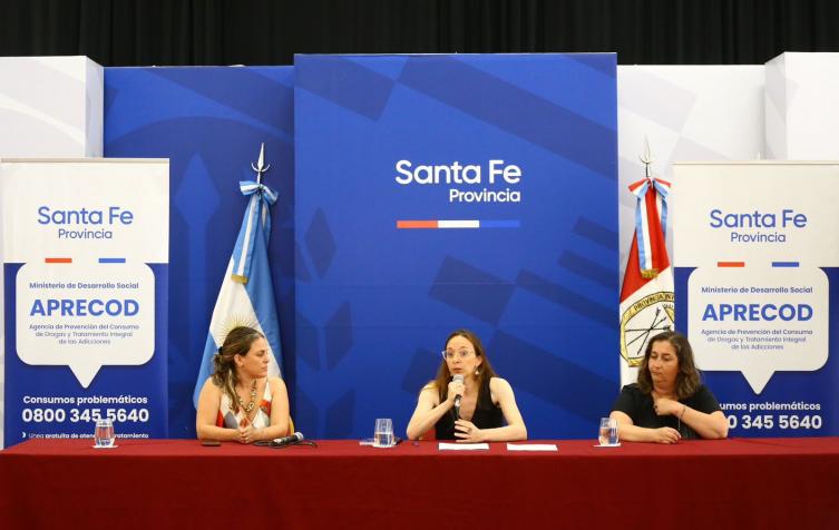 La provincia presentó el informe de gestión sobre el abordaje en consumos problemáticos