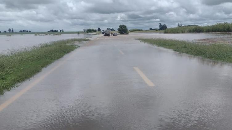 Liberaron la ruta nacional 34 que estaba cortada por inundación