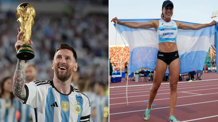 Lionel Messi y Belén Casetta ganaron el Olimpia de Oro