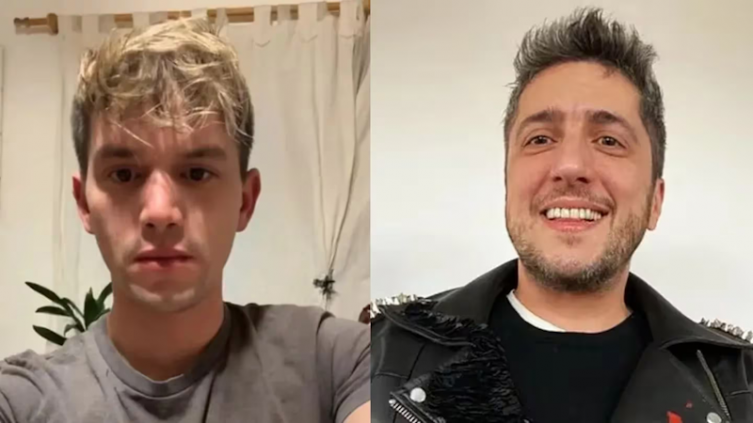 Lucas Benvenuto reflotó una foto vieja junto a Jey Mammon