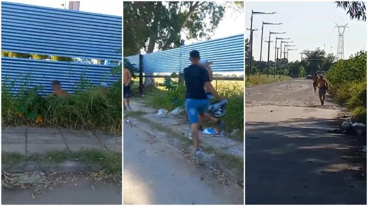 Robaron chapones del Card de Santa Fe: los ladrones fueron echados por los vecinos