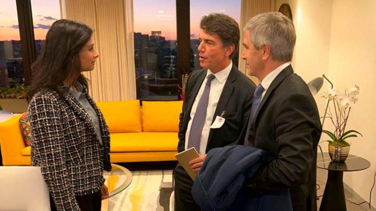 Caputo, Posse y autoridades del Banco Central se reúnen con el equipo técnico del FMI