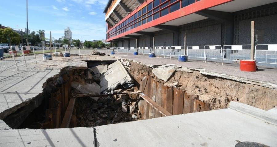 Volverán a licitar los trabajos para reparar el nuevo socavón en Unión
