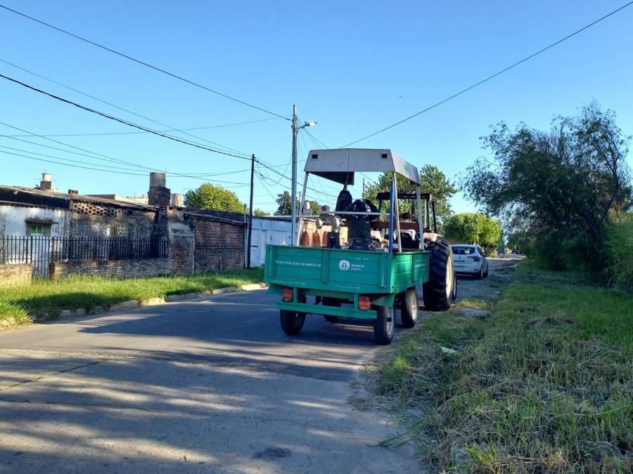 Dengue: realizan una fumigación espacial en barrio Coronel Dorrego