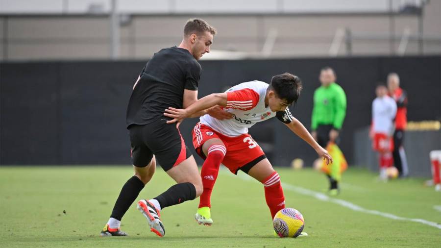 River empató 2-2 ante un combinado de Estados Unidos en un amistoso