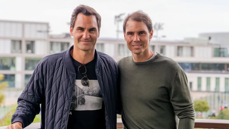 Federer visitó a Nadal en Mallorca y emocionó a los fanáticos del tenis