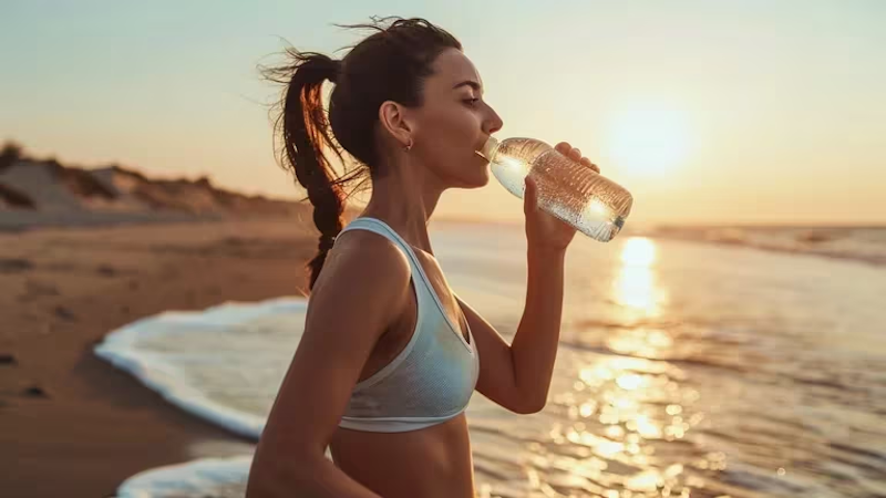 Los riesgos de dejar las botellas de plástico al sol