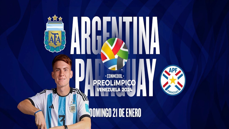 La selección argentina Sub 23 debuta ante Paraguay en el Preolímpico: hora y TV 
