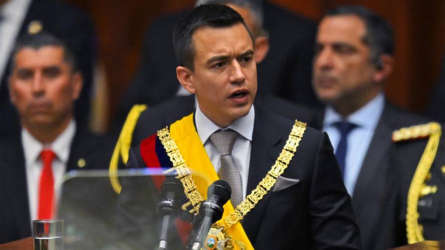 El presidente de Ecuador dijo que ahora 