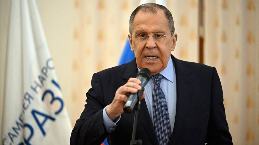 Lavrov sostuvo que Rusia jamás se ha negado a negociar con Ucrania