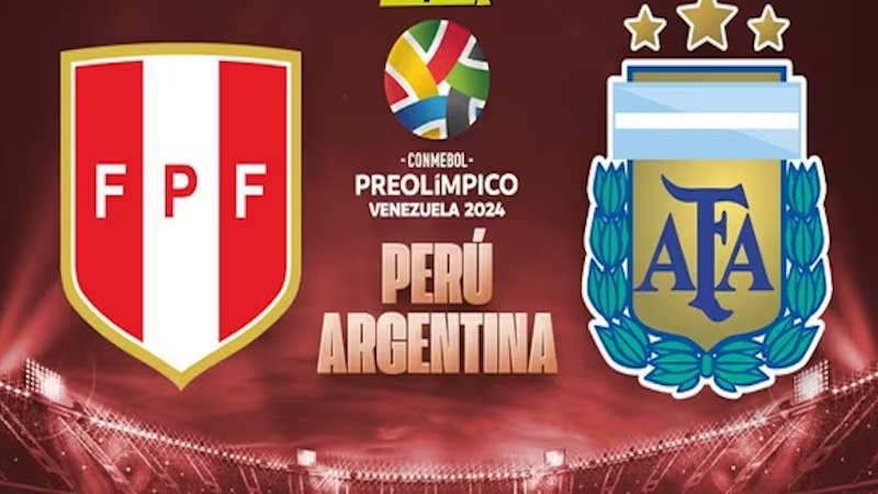 Argentina Sub 23 vs. Perú, por el Preolímpico Sudamericano 2024: hora y TV