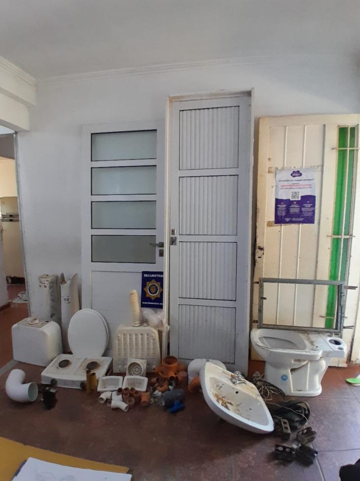Recuperaron elementos robados de la Escuela Combate del Quebracho