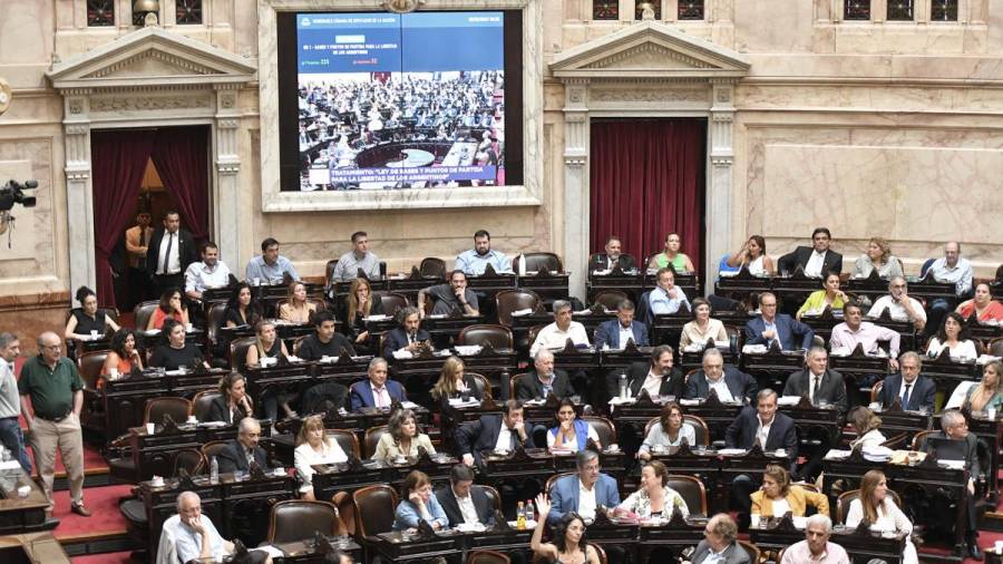 Diputados comenzó el tercer día de debate de la ley ómnibus