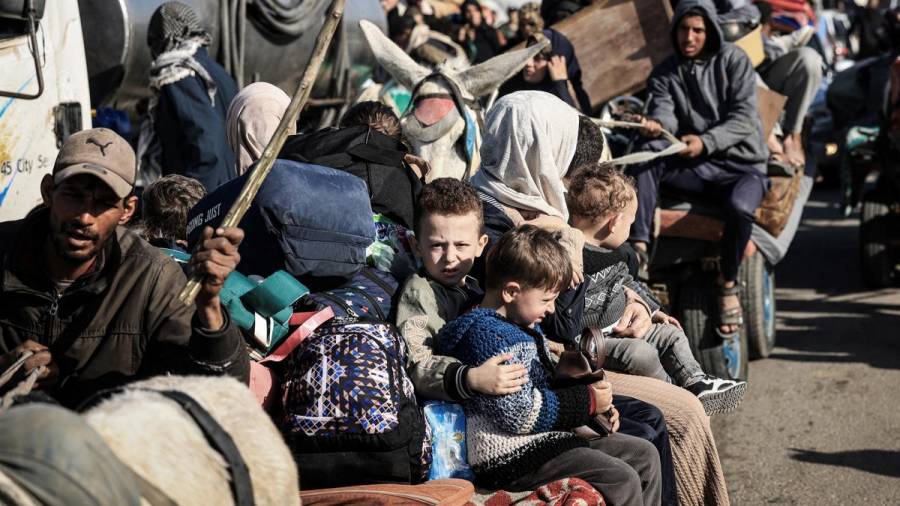 Al menos 17.000 niños de la Franja de Gaza fueron separados de sus padres