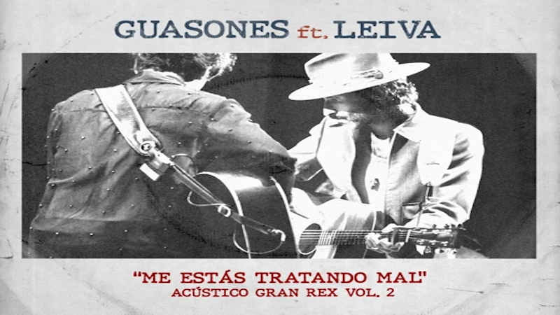 Guasones y Leiva en una colaboración