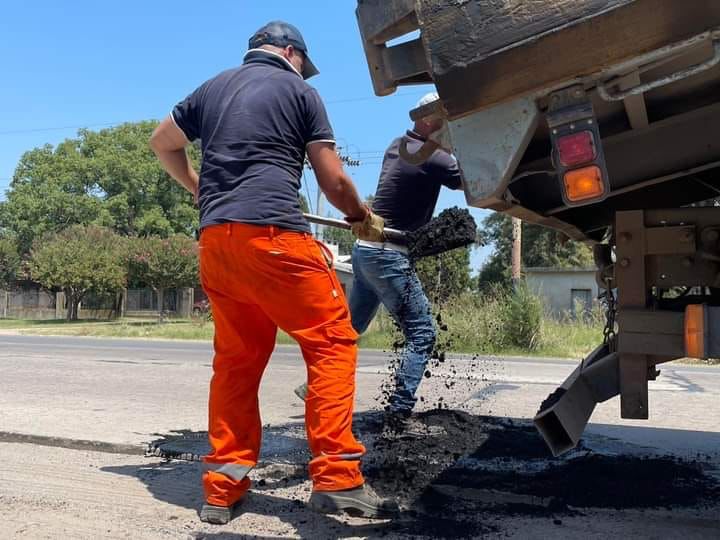Operativo Cosecha: Provincia mejora la transitabilidad de la ruta nacional 11 en el acceso a los puertos